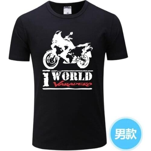 2021 Motorcycle One World One Varadero T Shirt Short Sleeve Xl 1000 Car T-Shirt Hondaes Fans Mens TShirt Women Cars Tee TShirts
