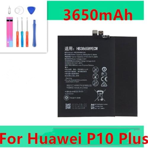 3750mAh Battery HB386589ECW for Huawei Ascend P10 Plus Nova 3 4 L21 VKY-AL00 View 10 Lite V10/Honor 8X/Honor Play/Mate 20 lite
