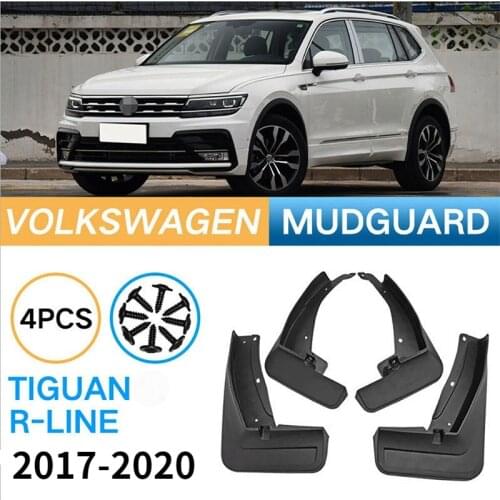 Mudflasp Mudguard Fender For VW Tiguan R Line 2017-2020 Mud Flap Guard Splash Car Accessories Auto Styling Front Rear