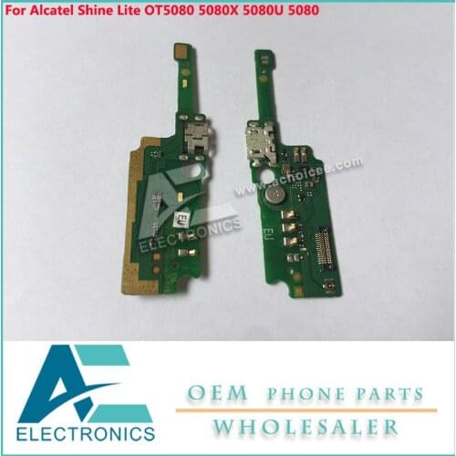 For Alcatel Shine Lite OT5080 5080X 5080U 5080 flex USB Charger Port Connector Board Mic Charging Flex Cable