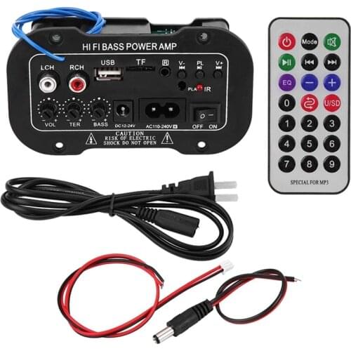 Bluetooth HiFi Amplifier, 5 Inch Auto Car Digital Bluetooth Amplifier HiFi Bass High Power Stereo Audio AMP