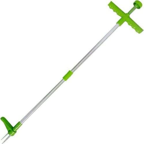 Weeder Weeding tool for digging wild vegetables can split the aluminum tube in two sections