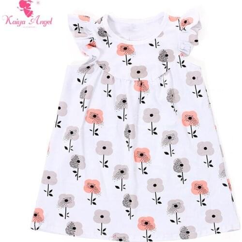 Kaiya Angel 2017 Kids Dress For Girl Girls Formal Dresses Childrens Girl Clothes Floral Flower Fancy Dresses Summer Dress