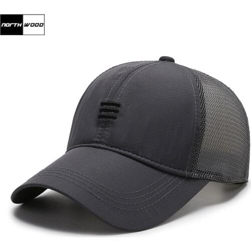 NORTHWOOD Mens Summer Cap With Mesh Women Breathable Sun Snapback Dad Hats Bone Casquette Trucker Caps Fast Dry Golf Cap
