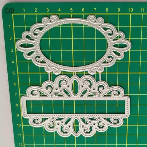 Lace Frame 2021 New Metal Cutting Dies Stencils for DIY Scrapbooking Photo Album Decorative Embossing DIY Paper Cards
