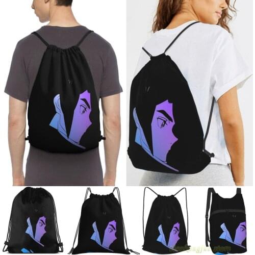 Mobile Suit Gundam Iron-Blooded Orphans 2Nd Season - Mikazuki Augus Men Travel Sports Gym Bag Women Backpack Drawstring Bags