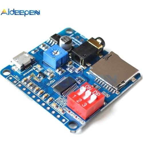 Voice Playback Module MP3 Music Player Trigger Amplifier Class D 5W SD/TF Card For Arduino 64MBit 8M Storage