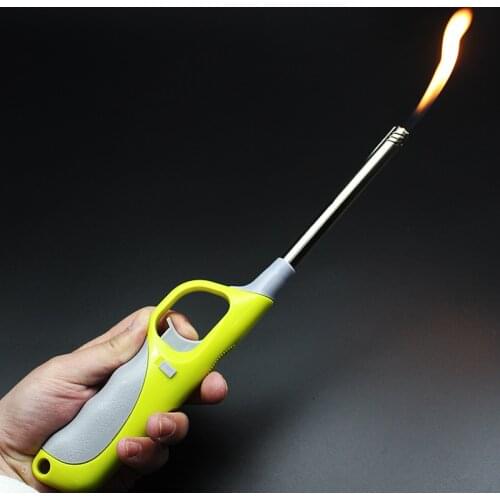Cheap Kitchen BBQ Jet Lighter Free Fire Torch Hose Lighter Jet Butane Gas Stove Ignition Pipe Cigarette Lighter Welding Outdoor