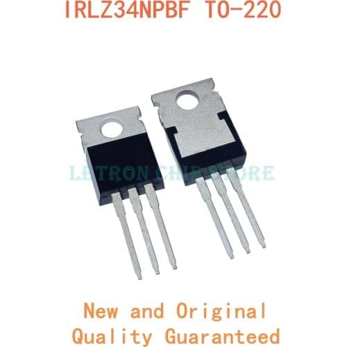 10pcs IRLZ34NPBF TO-220 IRLZ34N LZ34N TO220 MOSFET N-CH 55V 30A original and new IC