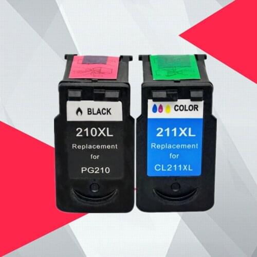 PG-210 PG210 CL211 for Canon PG210XL CL211XL 210 Ink Cartrdige For Canon Pixma IP2700 IP2702 MP240 MP250 MP260 MP270 printer