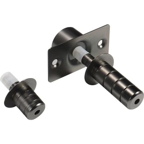 Invisible Stainless Steel Door Stop Magnetic Floor Mount Hidden Door Stopper Y4QC