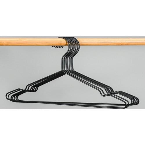 Heavy Duty Shiny Gold Metal Clothes Hanger, Coat Hanger, Suit Hanger, Dress Hanger with Big Notches Pack of 10 , Gold