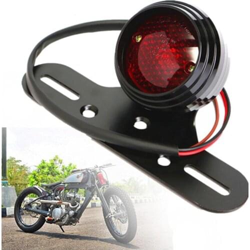Motorcycle Tail Brake Light for Bobber Custom Yamaha Vstar Bobber Custom for Suzuki Boulevard Kawasaki