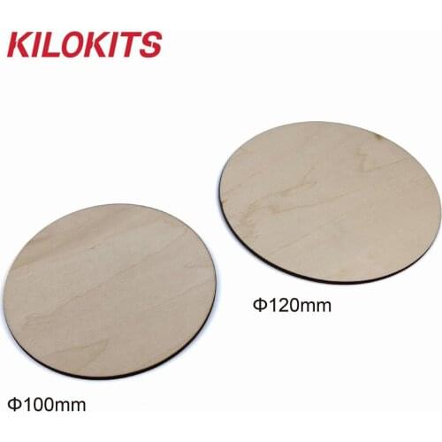 2 Sizes 5-6PCS Round Wood Slices for Model Kits Ships Boats Trains Layout Toys Hobby in Scales 1/35 1/72 1/87 1/160