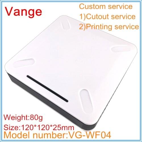 2pcs/lot mould making extrusion shell 120*120*25mm ABS plastic enclosure case diy for signal launcher equipment