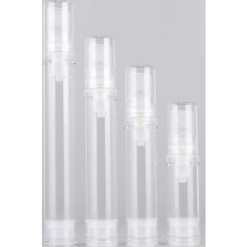 200pcs 5ml 8ml 10ml 12ml Transparent spray vacuum bottle Portable press bottling Cosmetic packing tube 10ml perfume bottles