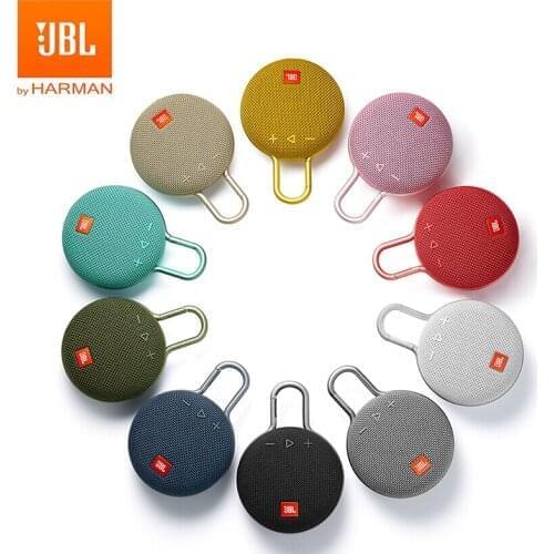 JBL Clip3 Wireless Bluetooth Speaker Original Clip 3 Portable Outdoor Sports Speakers IPX7 Waterproof with Hook Hands-free Call