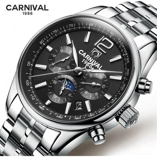 2021 New Automatic Self-Wind Mens Watches Casual Waterproof Clock Mens Fashion Mechanical Watches For Man Clock Full Steel
