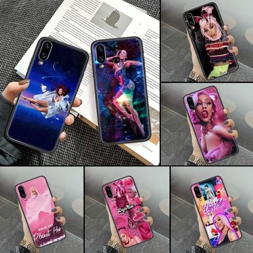 Doja Cat Planet Her Phone case For Huawei Honor 6 7 8 9 10 10i 20 A C X Lite Pro Play black fashion hoesjes art prime 3D