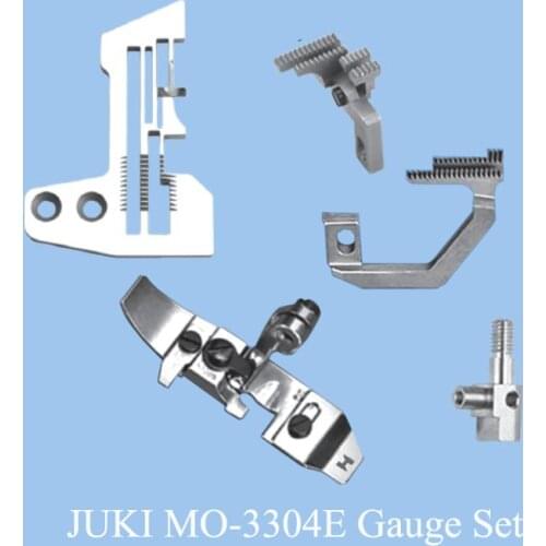 JUKI MO-3304E 0X3.6 gauge set overlock sewing machine parts R4200-LOE-E00/124-78004/124-76008/124-66058/124-65001