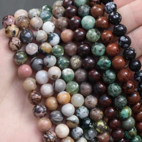 Smooth Colorful Top AAA Agates Loose Round Beads Natural Agates Beads for Diy Accessories Jewelry Making Bracelet 4 6 8 10 12MM
