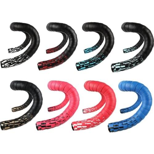 Bicycle Handlebar Tape Road Bike Grip Cycling Accessories Fixie Gear Strap PU EVA Wrap Non-slip Sweat-absorbing Handlebar Tape