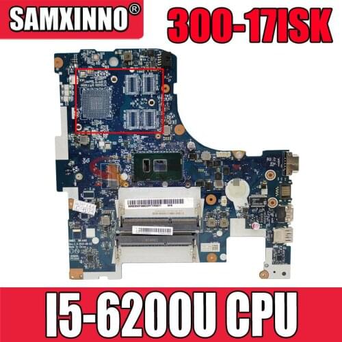 For Lenovo Ideapad 300-17isk B71-80 laptop motherboard BMWD1 NM-A491 motherboard CPU I5 6200U DDR3 FUR 5B20K61885 100% test work