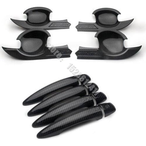 For Nissan Altima 2019-2021 Carbon fiber door bowl stickers Door Handle Cover Door Handle Bowl Trim car styling