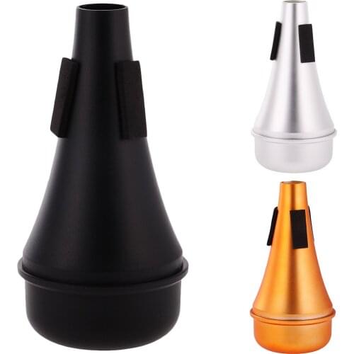 Durable Steel Trumpet Practice Mute Straight Trumpet Sordine