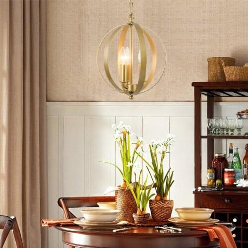 Nordic Retro Pendant Lights For Dining Kitchen Lampadario Vintage Metal Hanging Lamp Indoor Luminaria Light Fixtures luminaria