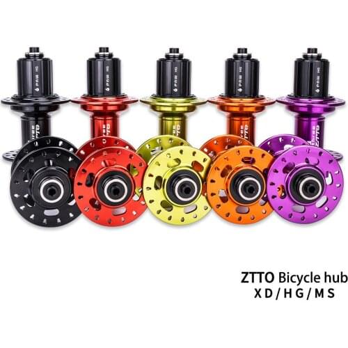 Aluminum alloy ZTTO P3 mountain bike 6-jaw disc brake hub 4 bearing fittings 32 holes 8-11 speed 72 ringing hub bike accessories