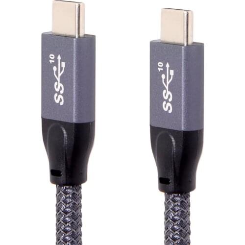 10Gbps USB-C USB 3.1 Type C Gen2 Male to Male Data Video 100W Cable with E-marker for Tablet & Phone & Laptop