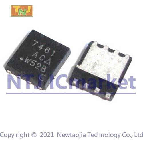 10 PCS SI7461DP QFN8 SI7461 7461 SI7461DP-T1-GE3 P-Channel 60-V (D-S) MOSFET Transistor Chip IC