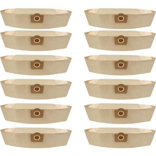 12x Suitable for Karcher 6.959-130.0 Vacuum Cleaner Accessories A2201 WD3 Dust Bag Filter Paper Bag