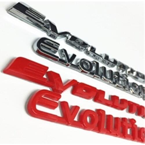 Car sticker emblems for lancer X logo tail sticker