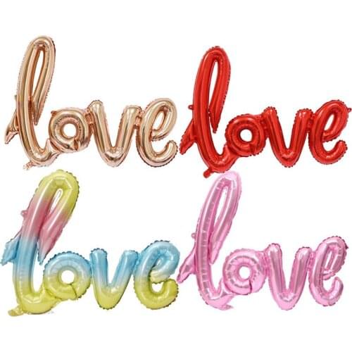Valentines Day Balloon Decoration Love Balloons Birthday Party Decorations Party Supplies Wedding Decorations Aluminum Balloon