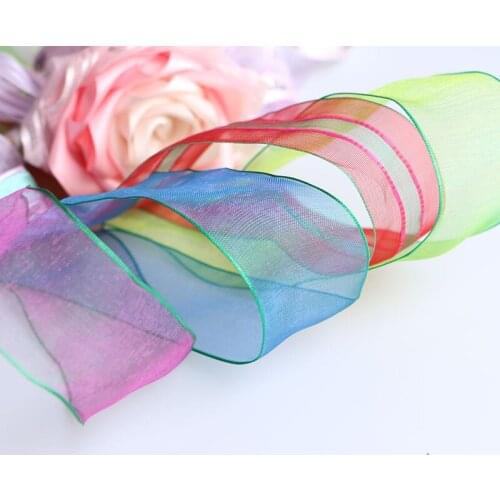5 yards 38mm double Face Ribbon Party Home Wedding Decoration Gift Wrapping Christmas New Year DIY Material