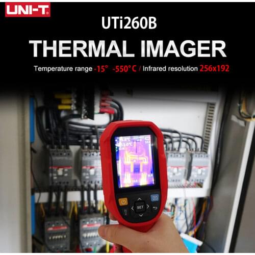 Resolution 256 x 192 Infrared Thermal Imager UNI-T UTi260B Handheld Thermal Imager Infrared Thermometer (Including Battery)