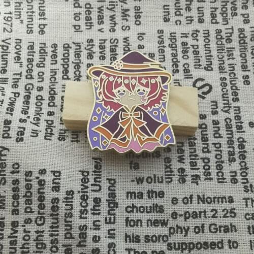 A quality magic girls hard enamel pins