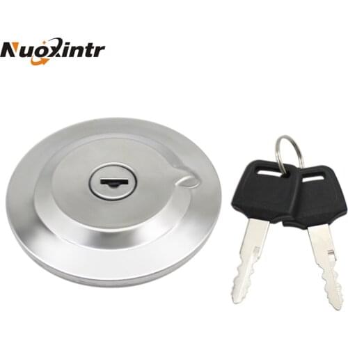 Nuoxintr Motorcycle Gas Tank Cap Lock Cover with Keys for Harley 750 500