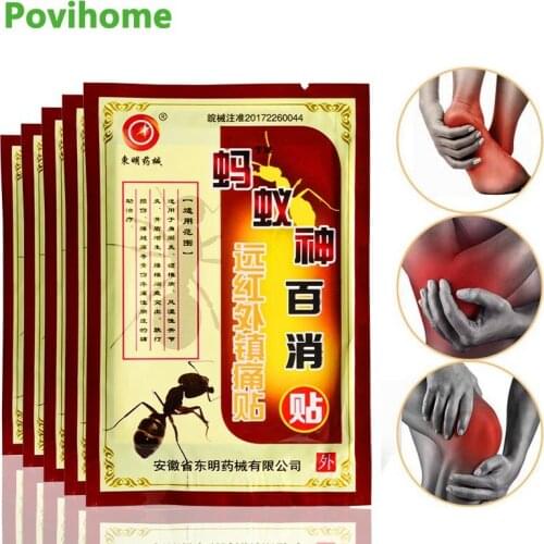 8pcs Medicated Plaste Medicine Knee Adhesive Arthritis Joint Pain Relief Patch Joint Back Chinese Herbal Medicated Plaster C509