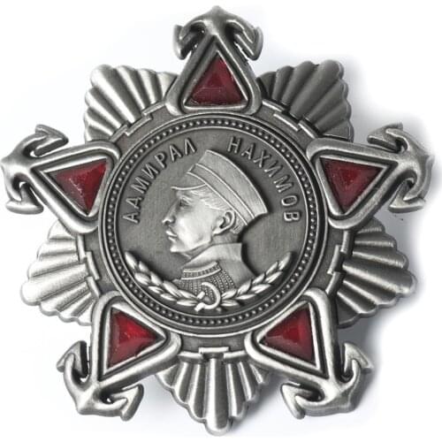 WWII WW2 SOVIET UNION MEDAL AWARD ORDER BADGE USSR 2ND PAVEL NASIMOV COLOR SILVE Military 5605101