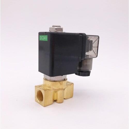 GOGO 16bar Normally Closed Two Way Pilot Diaphragm water Brass Solenoid Valve 1/8" 1/4" BSP 12V DC 2.5mm PX-M03 NBR