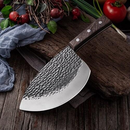 Chopping Knife Bone Chopping Knife Kitchen Chopping Bone Hammered Kitchen Kitchen Chef Stainless Carbon Steel нож охотничий