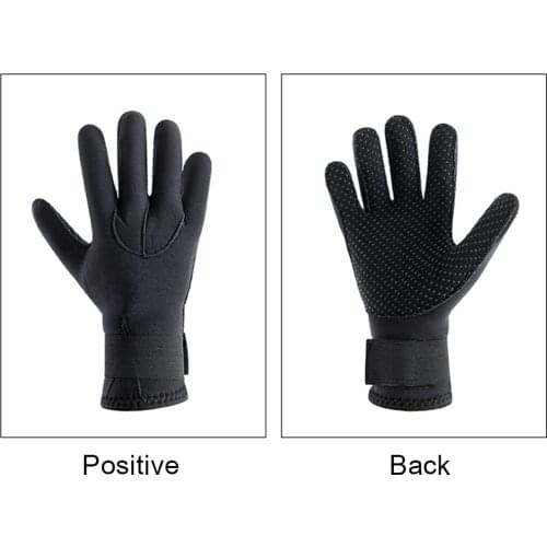 3mm Children Diving Neoprene Glove Men Women Snorkeling Wetsuit Accessory Gloves with Stick Anti-Slip Cold Proof