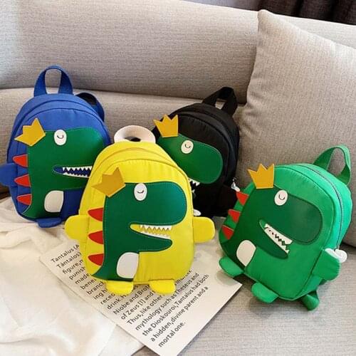 3D Dinosaur Backpacks Kids Children Satchel Cartoon Animal Schoolbag Cute Shoulder Purse Girls Boys kindergarten Book Bags 2021