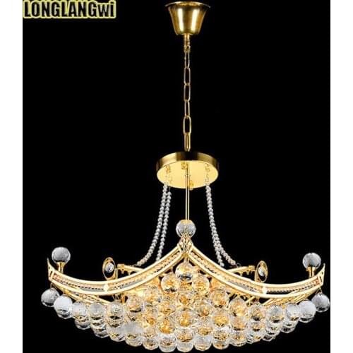 Crystal Lamp LED K9 Modern Crystal Chandeliers Light Fixture Hanging lighting
