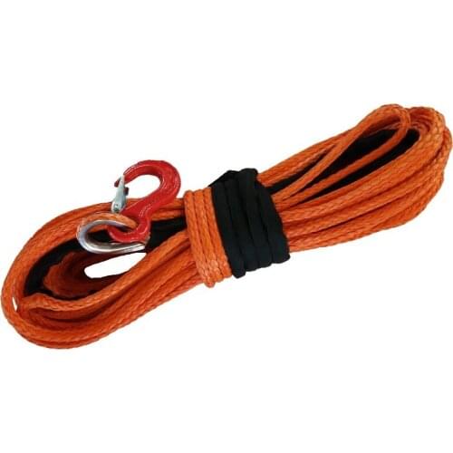 12MM * 30M Synthetic Winch Rope 100% UHMWPE With Hook For 4WD/ATV/UTV/SUV