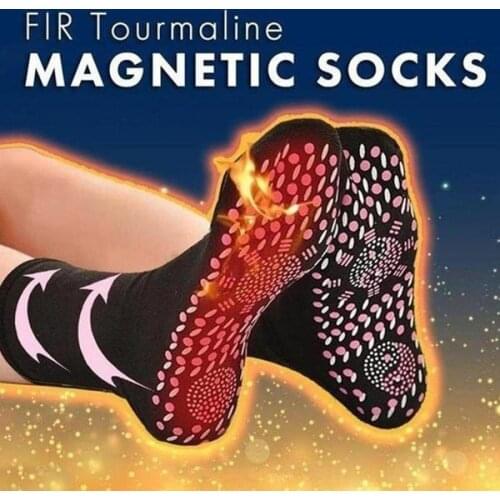 Tourmaline Self-Heating Magnetic Socks Self-Heating Socks Tourmaline Magnetic Therapy Comfortable Winter Warm Massage Socks