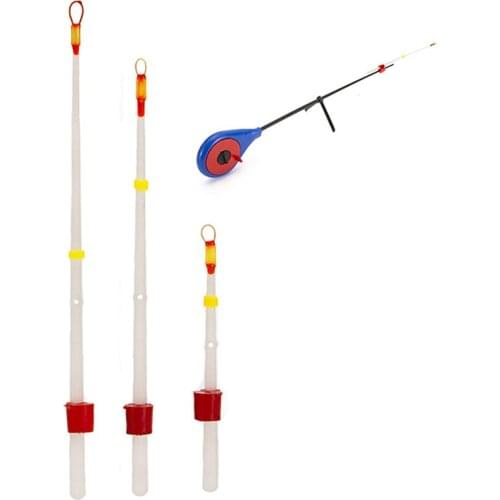 5Pcs/set Mini Winter Ice Fishing Rod Top Tip Carbon Fiber Winter Fishing Pole